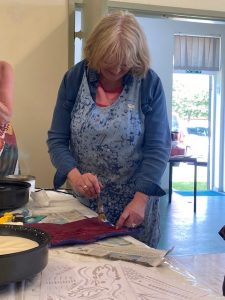 Inspiring batik workshop with Jenny O'Leary